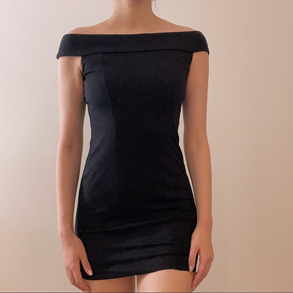 forever21 off the shoulder bodycon dress